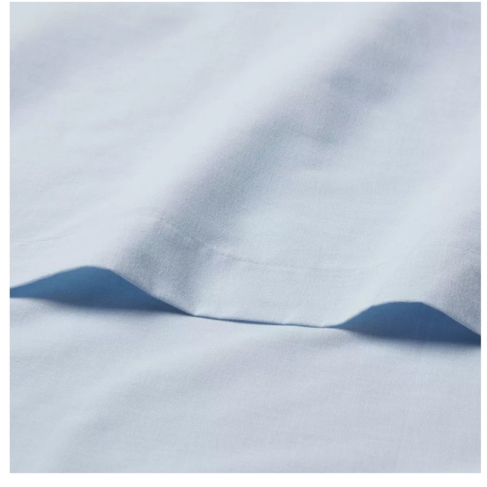 NWT Room Essentials Light Blue Full Flat Sheet